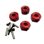 Wheel Adaptor for 1/10 RC Car (Blue, Black, Red, Titanium) Offset +4mm,+5mm,+6mm, 7mm, +8mm, +9mm, +10mm, +11mm, +12mm