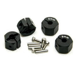 Wheel Adaptor for 1/10 RC Car (Blue, Black, Red, Titanium) Offset +4mm,+5mm,+6mm, 7mm, +8mm, +9mm, +10mm, +11mm, +12mm