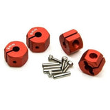 Wheel Adaptor for 1/10 RC Car (Blue, Black, Red, Titanium) Offset +4mm,+5mm,+6mm, 7mm, +8mm, +9mm, +10mm, +11mm, +12mm