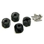 Wheel Adaptor for 1/10 RC Car (Blue, Black, Red, Titanium) Offset +4mm,+5mm,+6mm, 7mm, +8mm, +9mm, +10mm, +11mm, +12mm