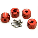 Wheel Adaptor for 1/10 RC Car (Blue, Black, Red, Titanium) Offset +4mm,+5mm,+6mm, 7mm, +8mm, +9mm, +10mm, +11mm, +12mm