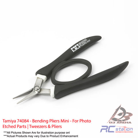 Tamiya #74084 - Bending Pliers Mini - For Photo Etched Parts | Tweezers & Pliers