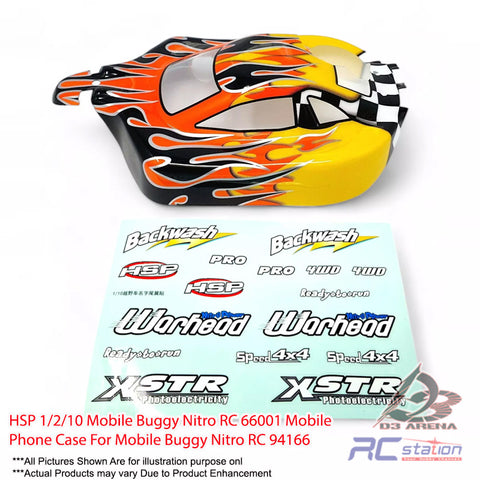 HSP 1/2/10 Mobile Buggy Nitro RC 66001 Mobile Phone Case For Mobile Buggy Nitro RC 94166