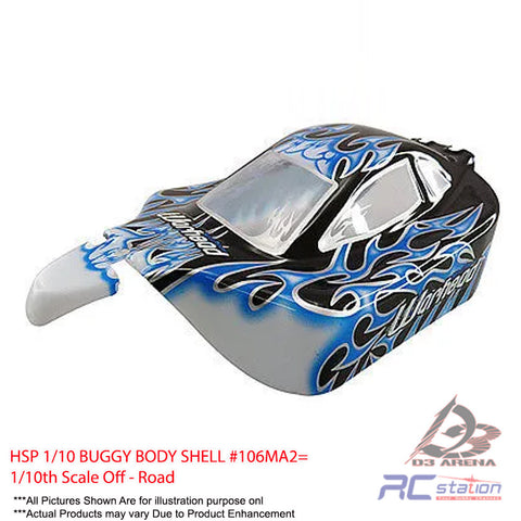 HSP 1/10 BUGGY BODY SHELL #106MA2=1/10th Scale Off - Road
