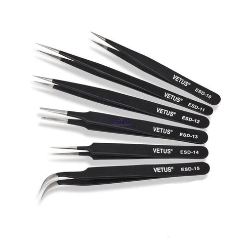 VETUS STRAIGHT TWEEZERS STAINLESS STEEL (110MM, 140MM, 135MM, 120MM, 110MM, 116MM)