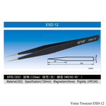 VETUS STRAIGHT TWEEZERS STAINLESS STEEL (110MM, 140MM, 135MM, 120MM, 110MM, 116MM)
