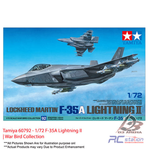 Tamiya #60792 - 1/72 F-35A Lightning II | War Bird Collection