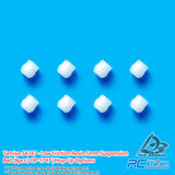 Tamiya #54747 - Low Friction Resin 5mm Suspension Ball (8pcs.) OP-1747 | Hop-Up Options