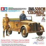 Tamiya #37014 - 1/35 Italian / German 508CM Coloniale Staff Car | Military Miniature Series