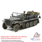 Tamiya #37016 - 1/35 German 1 Ton Half-Track Sd.Kfz.10 | Military Miniature Series