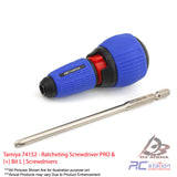 Tamiya #74152 - Ratcheting Screwdriver PRO &(+) Bit L | Screwdrivers