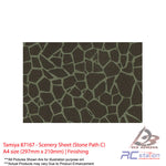 Tamiya #87167 - Scenery Sheet (Stone Path C) A4 size (297mm x 210mm) | Finishing