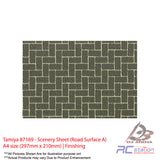 Tamiya #87169 - Scenery Sheet (Road Surface A) A4 size (297mm x 210mm) | Finishing