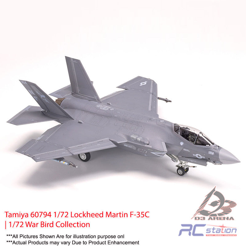 Tamiya #60794 1/72 Lockheed Martin F-35C | 1/72 War Bird Collection ...