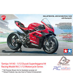 Tamiya #14143 - 1/12 Ducati Superleggera V4 Racing Model Kit | 1/12 Motorcycle Series