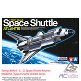 Tamiya #60402 - 1/100 Space Shuttle Atlantis Model Kit | Space Shuttle Orbiter Series