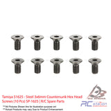 Tamiya #51625 - Steel 3x6mm Countersunk Hex Head Screws (10 Pcs) SP-1625 | R/C Spare Parts