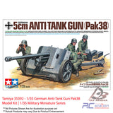 Tamiya #35392 - 1/35 German Anti-Tank Gun Pak38 Model Kit | 1/35 Military Miniature Series
