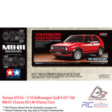 Tamiya #47516 - 1/10 Volkswagen Golf II GTI 16V MB-01 Chassis Kit | M-Chassis Cars