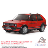 Tamiya #47516 - 1/10 Volkswagen Golf II GTI 16V MB-01 Chassis Kit | M-Chassis Cars