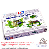 Tamiya #71106 Mechanical Turtle Robot Kit - Four-Legged Crawling Model | Robocraft Series