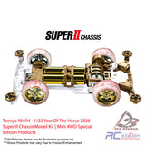 Tamiya #95694 - 1/32 Year Of The Horse 2026 Super II Chassis Model Kit | Mini 4WD Special Edition Products