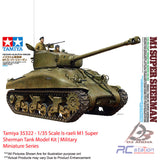 Tamiya #35322 - 1/35 Scale Is-raeli M1 Super Sherman Tank Model Kit | Military Miniature Series