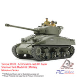Tamiya #35322 - 1/35 Scale Is-raeli M1 Super Sherman Tank Model Kit | Military Miniature Series
