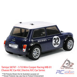 Tamiya #58747 - 1/10 Mini Cooper Racing MB-01 Chassis RC Car Kit | Electric R/C Car Series