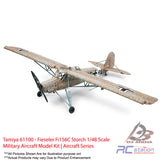 Tamiya #61100 - Fieseler Fi156C Storch 1/48 Scale Military Aircraft Model Kit | Aircraft Series