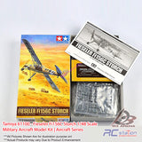 Tamiya #61100 - Fieseler Fi156C Storch 1/48 Scale Military Aircraft Model Kit | Aircraft Series