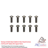 Tamiya #51626 Steel 3x8mm Hex Head Screws (10 Pcs) SP-1626 | R/C Spare Parts