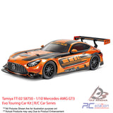 Tamiya TT-02 #58750 - 1/10 Mercedes-AMG GT3 Evo Touring Car Kit | R/C Car Series