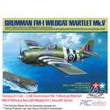 Tamiya #61126 - 1/48 Grumman FM-1 Wildcat/Martlet Mk.V Military Aircraft Model Kit | Aircraft Series