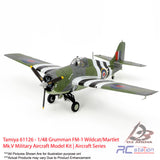 Tamiya #61126 - 1/48 Grumman FM-1 Wildcat/Martlet Mk.V Military Aircraft Model Kit | Aircraft Series