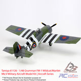 Tamiya #61126 - 1/48 Grumman FM-1 Wildcat/Martlet Mk.V Military Aircraft Model Kit | Aircraft Series
