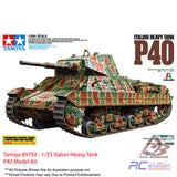 Tamiya #89792 - 1/35 Italian Heavy Tank P40 Model Kit