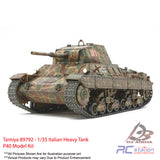 Tamiya #89792 - 1/35 Italian Heavy Tank P40 Model Kit