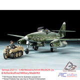 Tamiya #25215 - 1/48 Messerschmitt Me262A-2a & Kettenkraftrad Military Model Kit