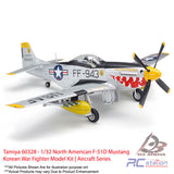 Tamiya #60328 - 1/32 North American F-51D Mustang Korean War Fighter Model Kit | Aircraft Series