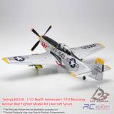 Tamiya #60328 - 1/32 North American F-51D Mustang Korean War Fighter Model Kit | Aircraft Series