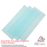 Tamiya #87186 - Fine Lapping Film 6000 Grit (3 Sheets) 93x228mm