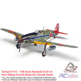 Tamiya #61115 - 1/48 Scale Kawasaki Ki-61-Id Hien Military Aircraft Model Kit | Aircraft Series
