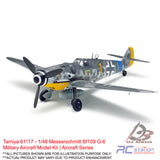 Tamiya #61117 - 1/48 Messerschmitt Bf109 G-6 Military Aircraft Model Kit | Aircraft Series