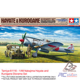 Tamiya #61116 - 1/48 Nakajima Hayate and Kurogane Diorama Set