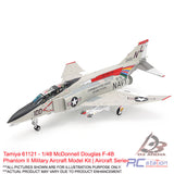 Tamiya #61121 - 1/48 McDonnell Douglas F-4B Phantom II Military Aircraft Model Kit | Aircraft Series