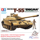 Tamiya #35324 - 1/35 T-55 Enigma Iraqi Tank Model Kit | Military Miniature Series