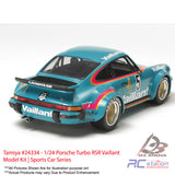 Tamiya #24334 - 1/24 Porsche Turbo RSR Vaillant Model Kit | Sports Car Series