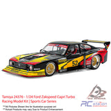 Tamiya #24376 - 1/24 Ford Zakspeed Capri Turbo Racing Model Kit | Sports Car Series