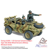 Tamiya #35393 - 1/35 German Schwimmwagen Type 166 (Wide Wheel Version) | Military Miniature Series